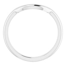 Load image into Gallery viewer, Sterling Silver Band for 8 mm Cushion Ring
