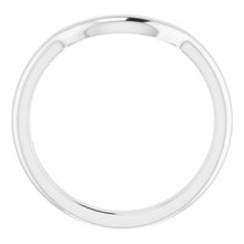 Load image into Gallery viewer, Sterling Silver Band for 7 mm Asscher Ring
