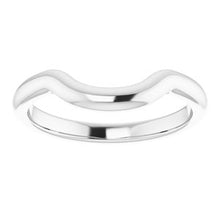 Load image into Gallery viewer, Sterling Silver Band for 7 mm Asscher Ring
