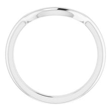 Load image into Gallery viewer, Sterling Silver Band for 9 mm Asscher Ring
