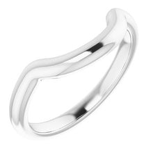 Load image into Gallery viewer, Sterling Silver Band for 10 mm Asscher Ring
