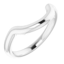 Load image into Gallery viewer, Sterling Silver Band for 12x10 mm Emerald Ring
