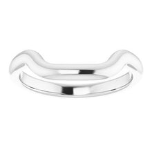 Load image into Gallery viewer, Sterling Silver Band for 10 mm Square Ring
