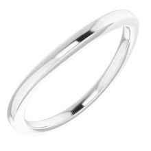 Charger l'image dans la galerie, Sterling Silver Band for 9.4 mm Round Ring
