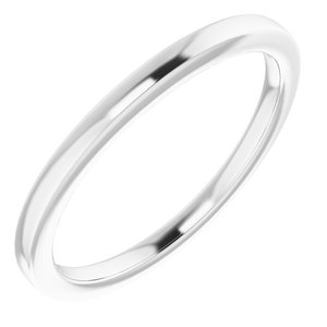 Sterling Silver Band for 5x3 mm Oval Ring