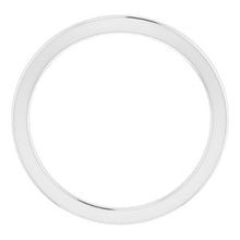 Charger l'image dans la galerie, Sterling Silver Band for 11 mm Cushion Ring
