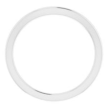 Charger l'image dans la galerie, Sterling Silver Band for 4.5 mm Square Ring
