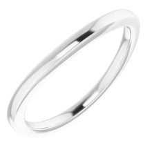 Charger l'image dans la galerie, Sterling Silver Band for 4 mm Square Ring
