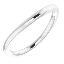 Charger l'image dans la galerie, Sterling Silver Band for 5 mm Square Ring
