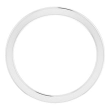 Charger l'image dans la galerie, Sterling Silver Band for 5.5 mm Square Ring
