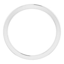 Charger l'image dans la galerie, Sterling Silver Band for 7 mm Square Ring
