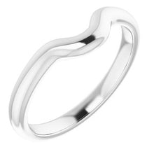 Load image into Gallery viewer, Sterling Silver Band for 9 mm Cushion Ring
