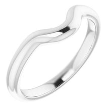 Load image into Gallery viewer, Sterling Silver Band for 10 mm Asscher Ring
