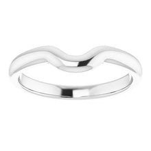 Load image into Gallery viewer, Sterling Silver Band for 7 mm Asscher Ring

