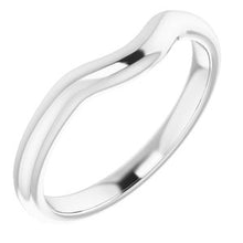 Load image into Gallery viewer, Sterling Silver Band for 9x7 mm Emerald Ring
