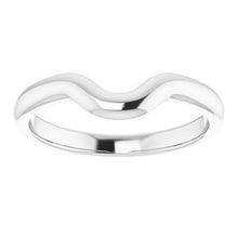 Load image into Gallery viewer, Sterling Silver Band for 7.5 mm Square Ring

