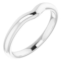 Charger l'image dans la galerie, Sterling Silver Band for 9x4.5 mm Marquise Ring
