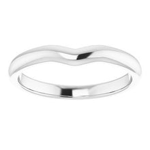 Charger l'image dans la galerie, Sterling Silver Band for 9x4.5 mm Marquise Ring
