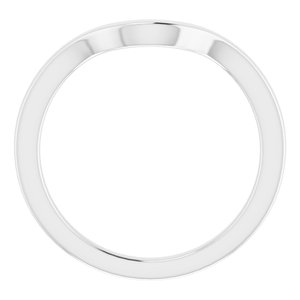 Sterling Silver Band for 8.8 mm Round Ring