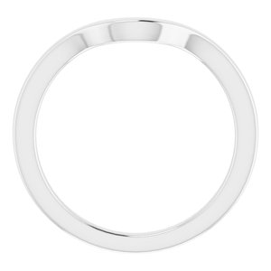 Sterling Silver Band for 8.2 mm Round Ring