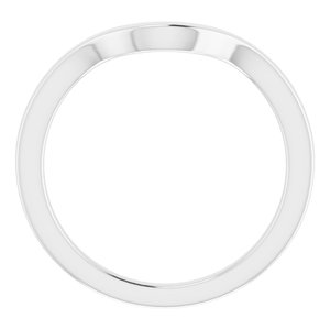 Sterling Silver Band for 9 mm Round Ring