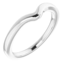 Load image into Gallery viewer, Sterling Silver Band for 6x4 mm Oval Ring
