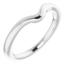 Load image into Gallery viewer, Sterling Silver Band for 7x5 mm Oval Ring
