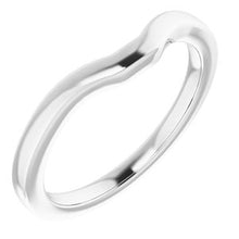 Load image into Gallery viewer, Sterling Silver Band for 6 mm Asscher Ring

