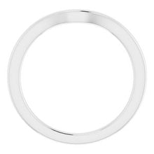 Load image into Gallery viewer, Sterling Silver Band for 5 mm Asscher Ring
