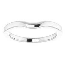 Load image into Gallery viewer, Sterling Silver Band for 5 mm Asscher Ring
