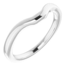 Load image into Gallery viewer, Sterling Silver Band for 7 mm Asscher Ring
