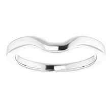Load image into Gallery viewer, Sterling Silver Band for 7x5 mm Emerald Ring
