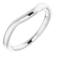 Load image into Gallery viewer, Sterling Silver Band for 5.5 mm Square Ring
