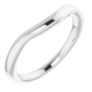 Sterling Silver Band for 5.5 mm Square Ring