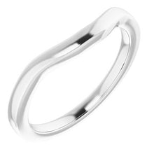 Load image into Gallery viewer, Sterling Silver Band for 6.5 mm Square Ring
