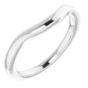 Sterling Silver Band for 7 mm Square Ring