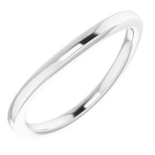 Charger l'image dans la galerie, Sterling Silver Band for 12 mm Round Ring
