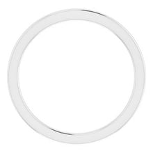 Charger l'image dans la galerie, Sterling Silver Band for 6x4 mm Oval Ring
