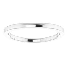 Charger l'image dans la galerie, Sterling Silver Band for 6x4 mm Oval Ring
