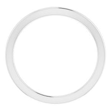 Charger l'image dans la galerie, Sterling Silver Band for 12 mm Cushion Ring
