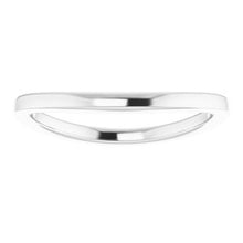 Charger l'image dans la galerie, Sterling Silver Band for 13 mm Cushion Ring
