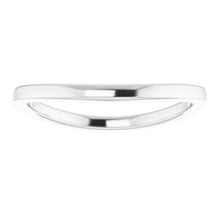 Charger l'image dans la galerie, Sterling Silver Band for 15 mm Cushion Ring
