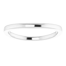 Charger l&#39;image dans la galerie, Sterling Silver Band for 5x3 mm Emerald Ring
