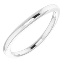 Charger l&#39;image dans la galerie, Sterling Silver Band for 12x10 mm Emerald Ring
