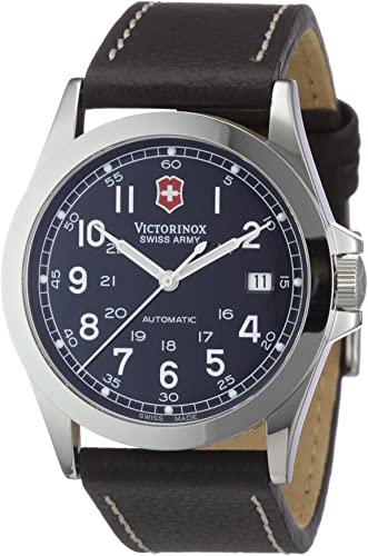 Victorinox Swiss Army Men's Infantry Mechanical Self-winding Leather Watch #24695