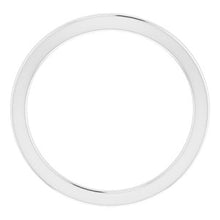 Charger l'image dans la galerie, Sterling Silver Band for 5 mm Square Ring
