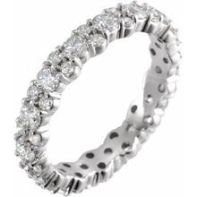 Load image into Gallery viewer, 14K White 1 3/4 CTW Diamond Eternity Band Size 6.5
