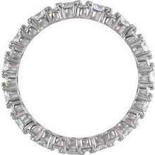 Load image into Gallery viewer, 14K White 1 3/4 CTW Diamond Eternity Band Size 6.5
