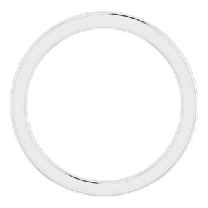 Sterling Silver Band for 5.5 mm Square Ring