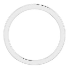 Load image into Gallery viewer, Sterling Silver Band for 5 mm Square Ring
